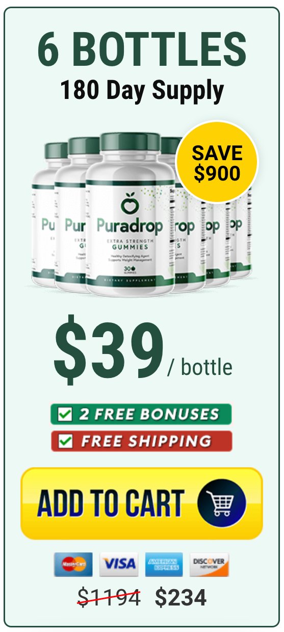 Puradrop - 6 Bottles